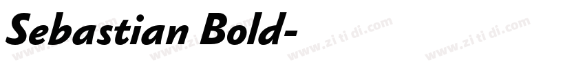 Sebastian Bold字体转换